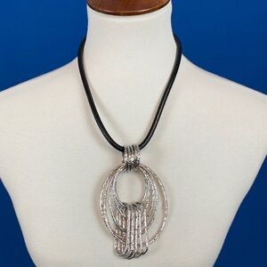 Elegant Silver Pendant Necklace